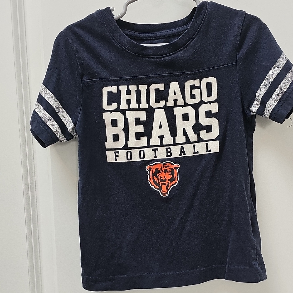 Team Apparel Navy Chicago Bears Kids Tee
